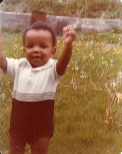 Stanley as a baby
